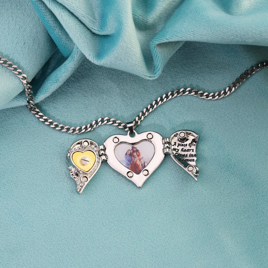 Collar con Alas y Foto Personalizable en Color - Image 12