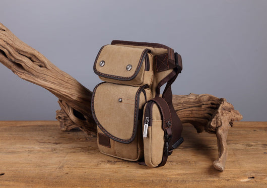 Bolsa de Lona para Hombre con Cierre de Cuadro y Resistencia Extrema - Image 7
