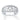 Women's mom ring with rhinestones