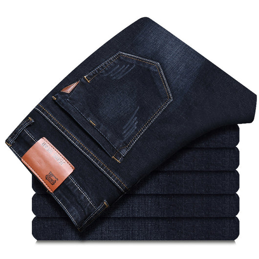 Pantalones Vaqueros Elásticos Rectos para Hombre - Image 5