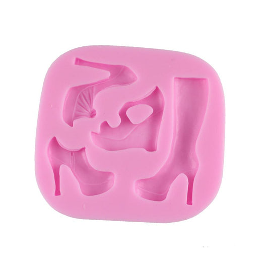 Molde de Silicona para Fondant Tacones Altos Combinado - Image 4