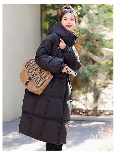 Abrigo Largo Acolchado Impermeable para Mujer - Protección Total en Invierno - Image 18
