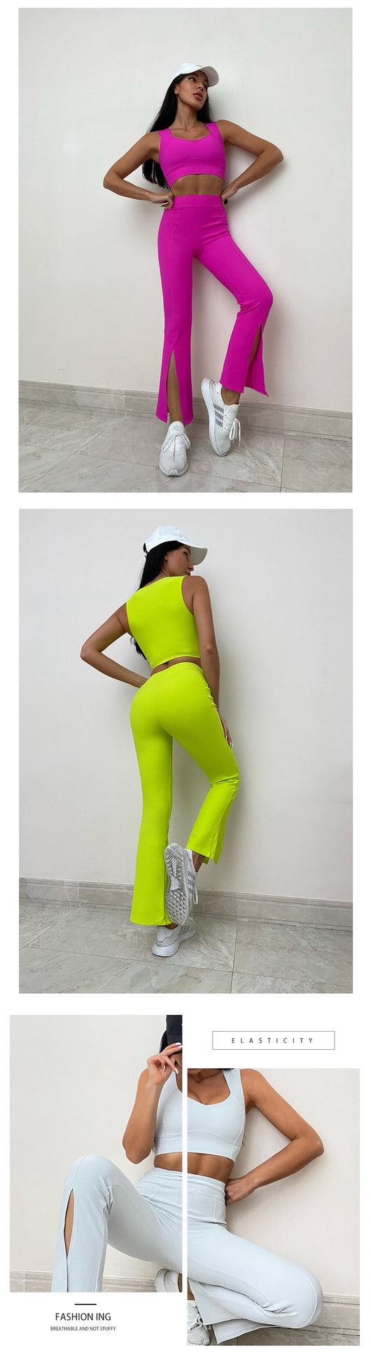 Pantalones Yoga Deportivos Ajustados con Drapeado - Image 13