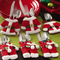 Juego de 6 Soportes para Cubiertos Navideños - Decoración Festiva de Mesa