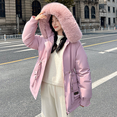 Parka Corta Ajustada a la Cintura para Mujer - Image 4