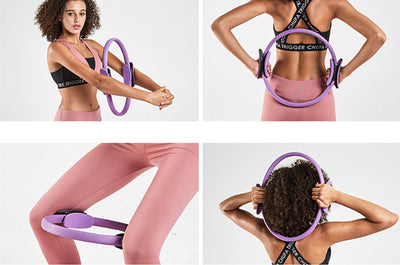 Aro Mágico de Pilates y Yoga - Anillo de Resistencia para Ejercicio en Casa - Image 34