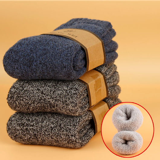 Calcetines Térmicos Largos para Hombre con Forro de Terciopelo y Lana - Image 9
