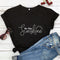Camiseta Estampada de Algodón 100% para Mujer