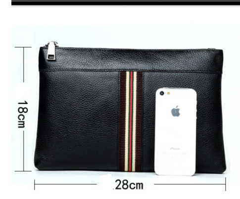 Bolso de Cuero Premium para Hombre - Cartera Clutch de Piel Genuina - Image 4
