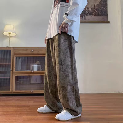Pantalones de Pana Vintage Pierna Ancha Hombre - Estilo Retro Moderno - Image 7