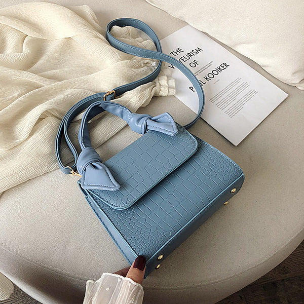 Bolso Bandolera con Textura Piedra