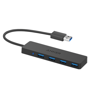 Hub USB 4 Puertos de Alta Velocidad para Laptop y PC