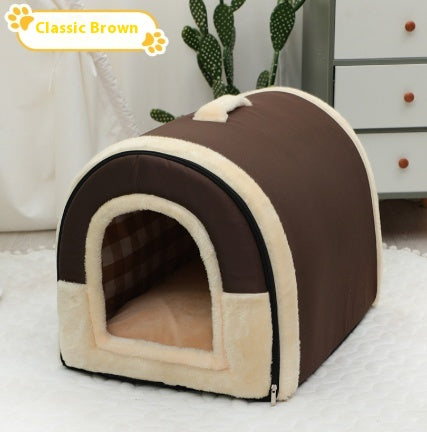 Cama Portátil para Mascotas Pequeñas y Medianas con Asa - Refugio Cálido y Acogedor - Image 10