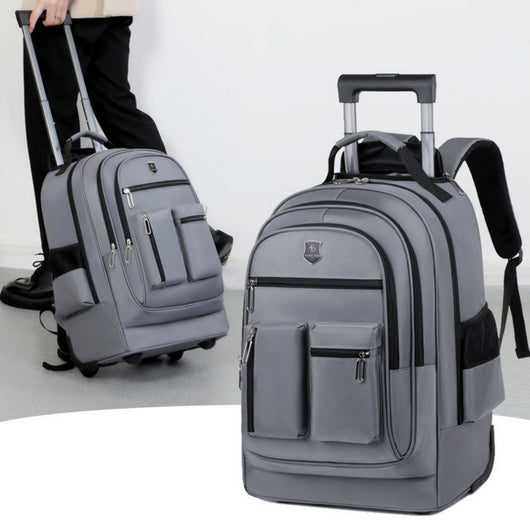 Mochila de Viaje de Gran Capacidad con Ruedas - Bolsa de Equipaje Trolley Multifuncional - Image 6