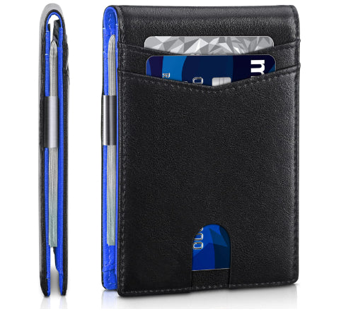 Billetera de Cuero PU con Múltiples Compartimentos y Protección Antirrobo - Image 18