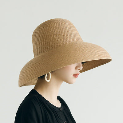 Sombrero de Paja Plegable para Playa - Versátil y Cómodo - Image 8
