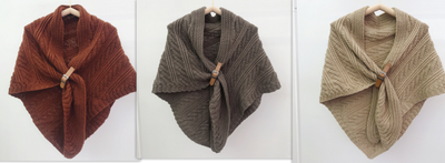 Poncho Triangular de Cuero Hueco Estilo Coreano - Abrigo Elegante de Color Liso - Image 18