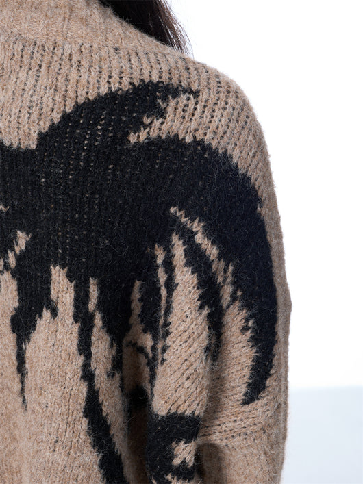 Cardigan de Punto Cuello V Mujer Estilo Relajado Suéter Holgado - Image 28