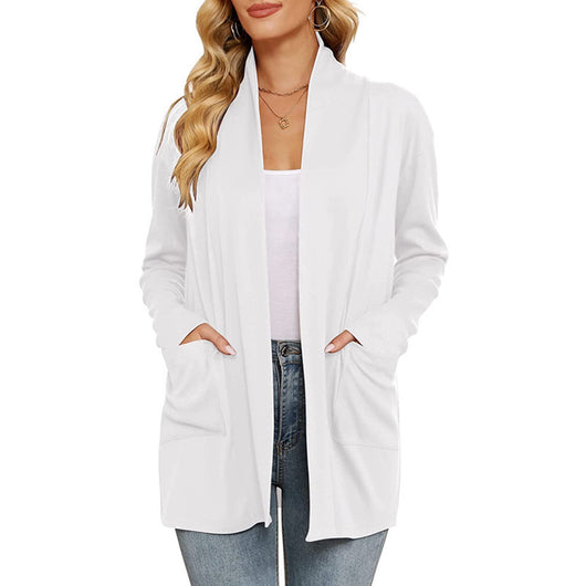 Cardigan Suelto Casual para Mujer con Bolsillos - Image 7