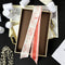 Silk Scarf Arm Bag Ribbon Thin Narrow Long Hair Band Decoration Small Scarf New Version Pink Animal