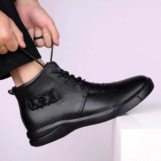 Botas Martin con Cordones Frontales y Tacón Plano para Hombre - Image 2