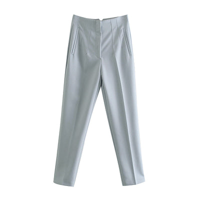 Pantalón Harem Casual de Cintura Alta con Detalle de Siete Colores - Image 15