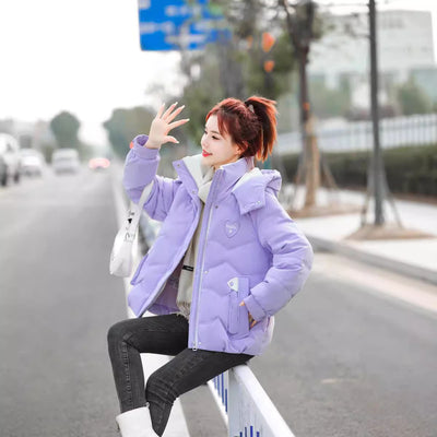 Abrigo Cálido Estilo Coreano Oversize Versátil - Image 2