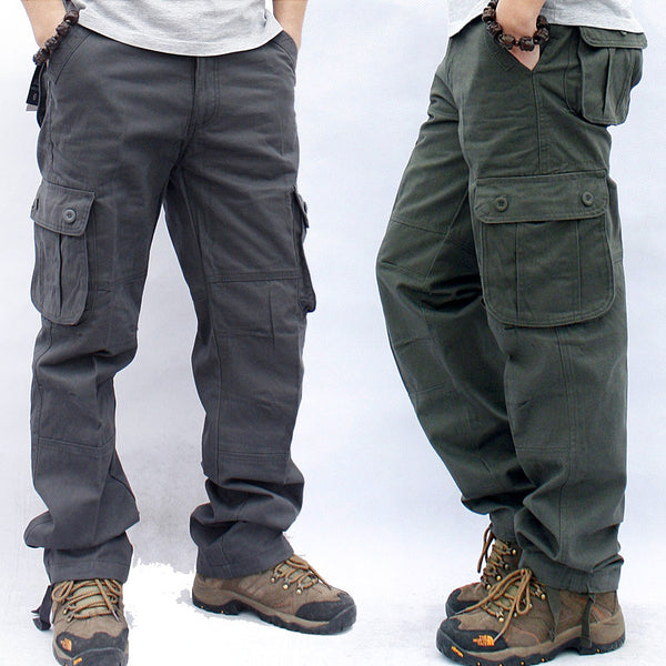 Pantalones de Trabajo Multibolsillos Uniforme Profesional Hombre