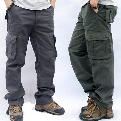Pantalones de Trabajo Multibolsillos Uniforme Profesional Hombre