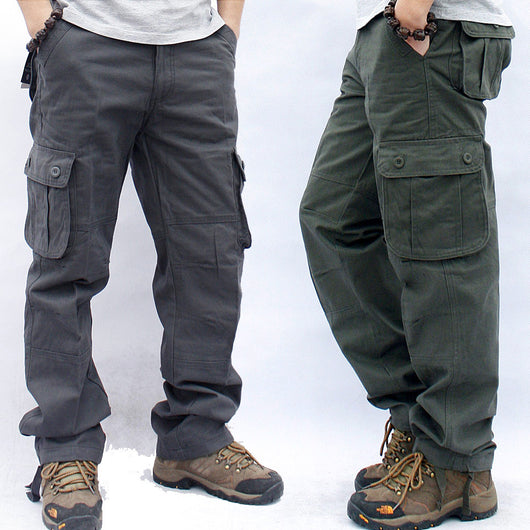 Pantalones de Trabajo Multibolsillos Uniforme Profesional Hombre