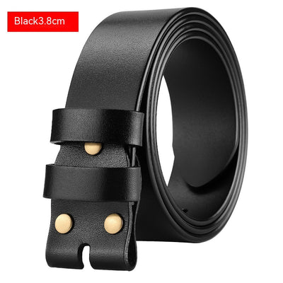Cinturón de Cuero Genuino para Hombre con Hebilla de Pasador - Image 19