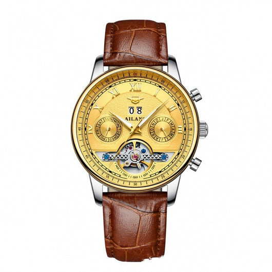 Reloj Automático para Hombre con Fases Lunares y Diseño Empresarial - Image 14