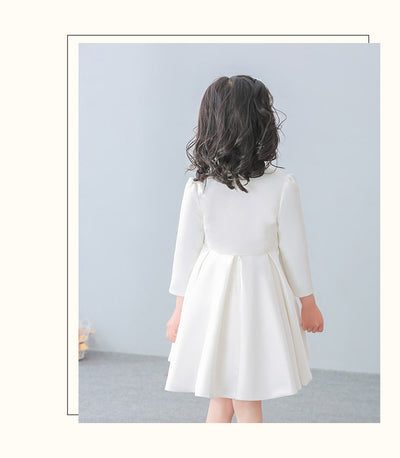 Vestido Princesa Infantil con Capa y Cardigan de Manga Larga - Image 12