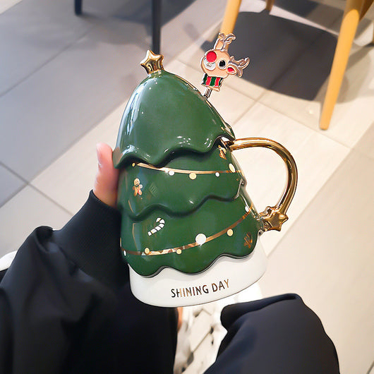 Taza de Cerámica con Árbol de Navidad - Image 7