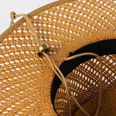 Sombrero de Paja Tejido con Encaje y Ala Ancha para Primavera y Verano - Image 20