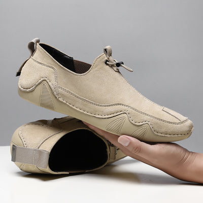 Zapatos Casuales de Cuero para Hombre - Transpirables y sin Cordones - Image 4