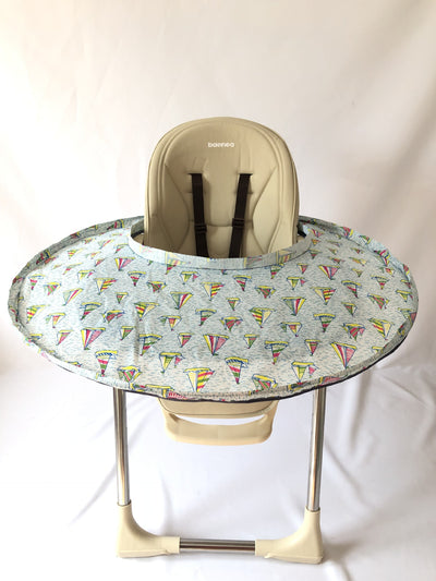 Silla de Comedor Plegable para Niños con Tapete Portátil - Image 12