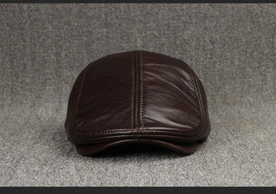 Boina de Cuero Genuino con Protección Solar - Estilo y Comodidad - Image 10