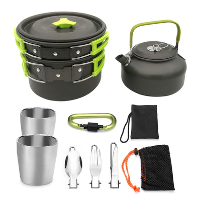Juego Completo de Utensilios de Cocina para Camping y Picnic Portátil - Image 11