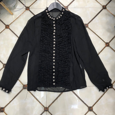 Blusa Retro de Gasa Versátil con Diseño Discreto - Image 20