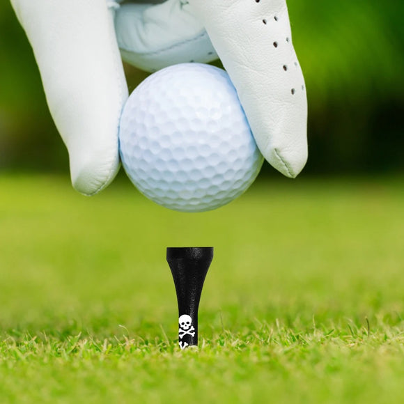Pasador de Golf con Diseño Calavera Negra