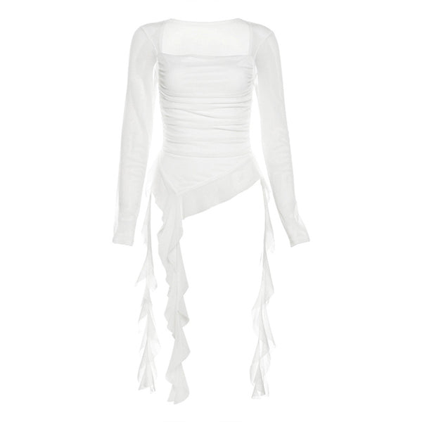 Playera Semitransparente Ajustada para Mujer - Diseño Moderno y Elegante - Image 6
