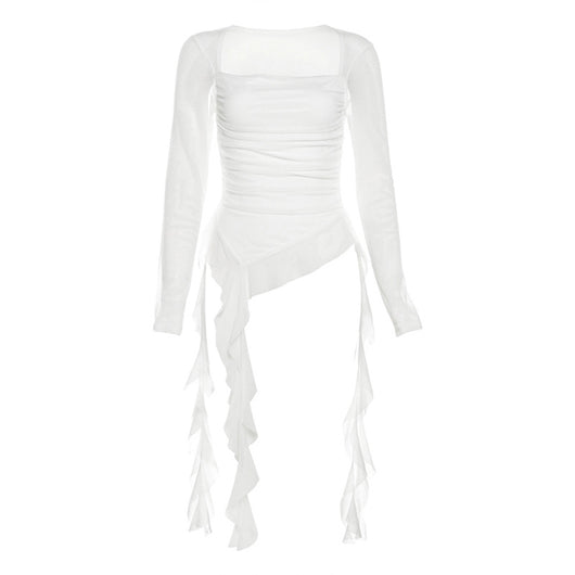 Playera Semitransparente Ajustada para Mujer - Diseño Moderno y Elegante - Image 6