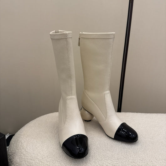 Botas Clásicas de Tacón Grueso para Otoño e Invierno - Image 4