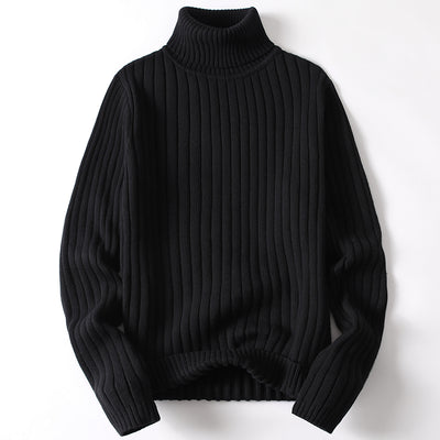 Suéter Cuello Alto Hombre Mujer - Diseño Liso y Rayas Moda Otoño Invierno - Image 19
