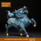 Factory Wholesale Copper Color Estilo Fire Kirin Ornaments A Pair Of Male And Female Crafts Home Furnishings Financial Pequeño Tamaño