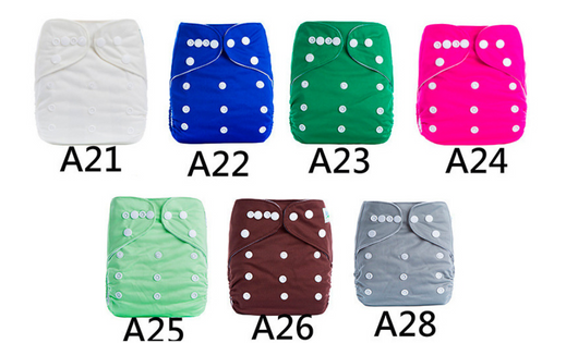 Pants Pañal Impermeable de Color Liso para Bebé - Image 9