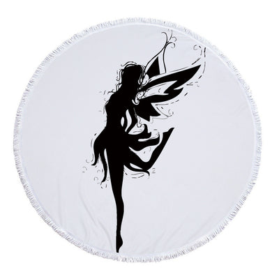 Toalla de Playa Redonda Microfiber con Borlas - Suavidad Premium - Image 25