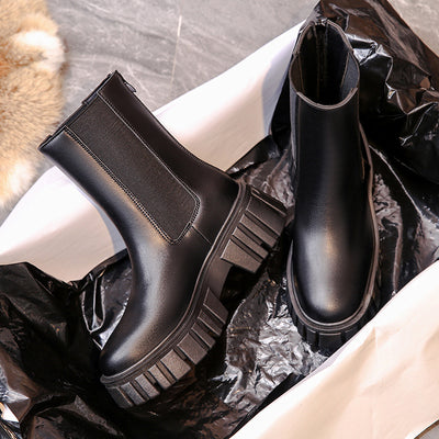 Botas Martin con Cierre Trasero - Estilo Street Wear Moderno - Image 5