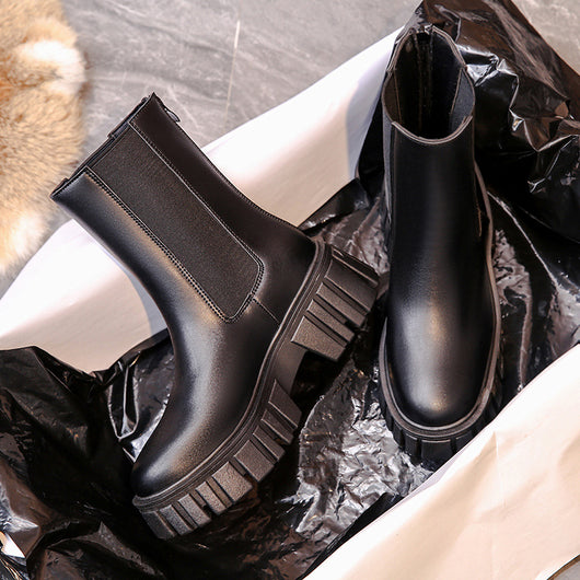 Botas Martin con Cierre Trasero - Estilo Street Wear Moderno - Image 5